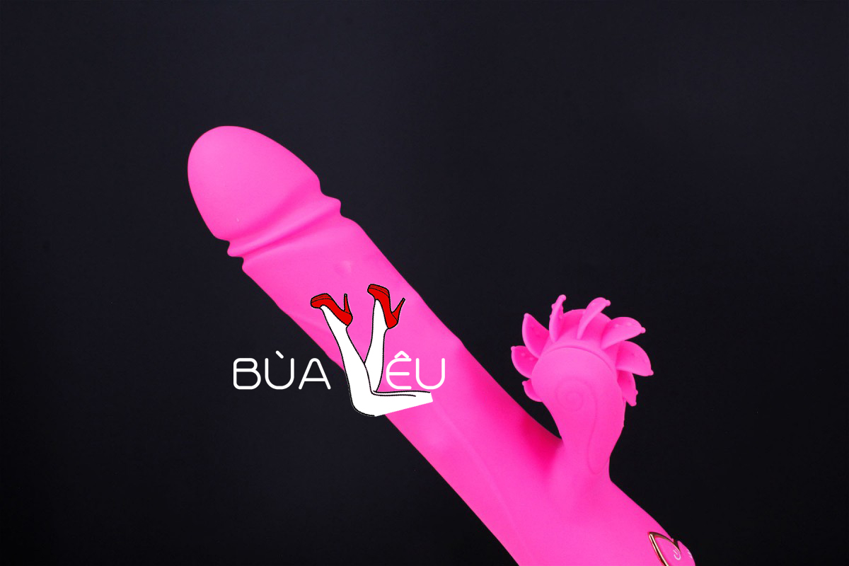 Dương vật giả lưỡi cao cấp Esther bi xoay Rung - Thụt