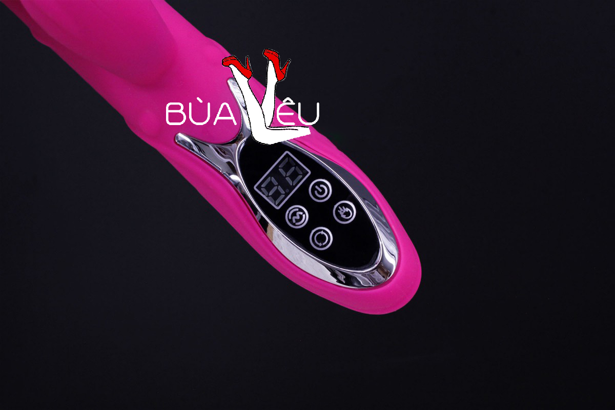 Dương vật giả đa năng Rabbit Vibrator rung, thụt, phát nhiệt