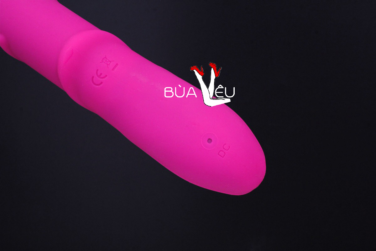 Dương vật giả đa năng Rabbit Vibrator rung, thụt, phát nhiệt