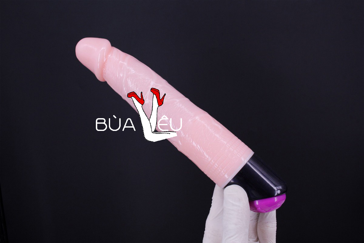 Dương vật giả rung ngoáy silicon giống thật