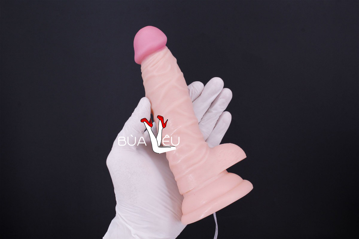 Dương vật giả có đế rung Lovetoy 7.5inch