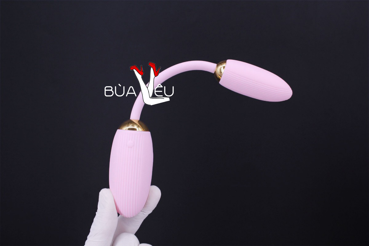 Trứng rung 2 đầu Ankni điều khiển từ xa