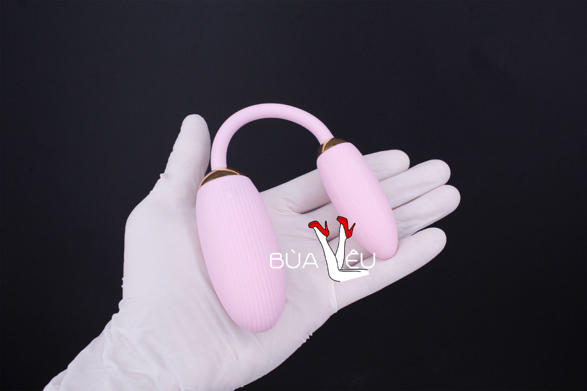 Trứng rung 2 đầu Ankni điều khiển từ xa