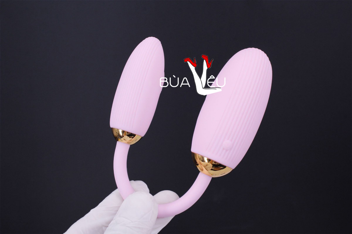 Trứng rung 2 đầu Ankni điều khiển từ xa