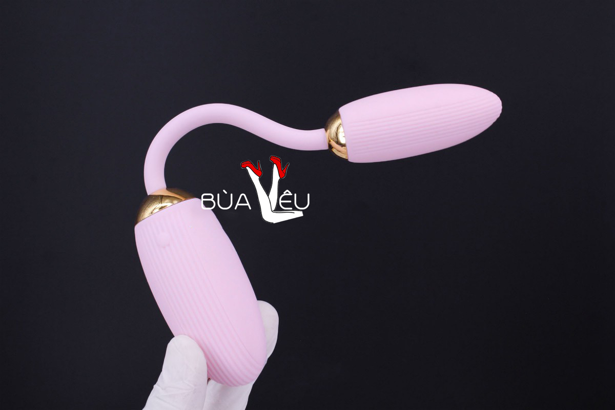 Trứng rung 2 đầu Ankni điều khiển từ xa