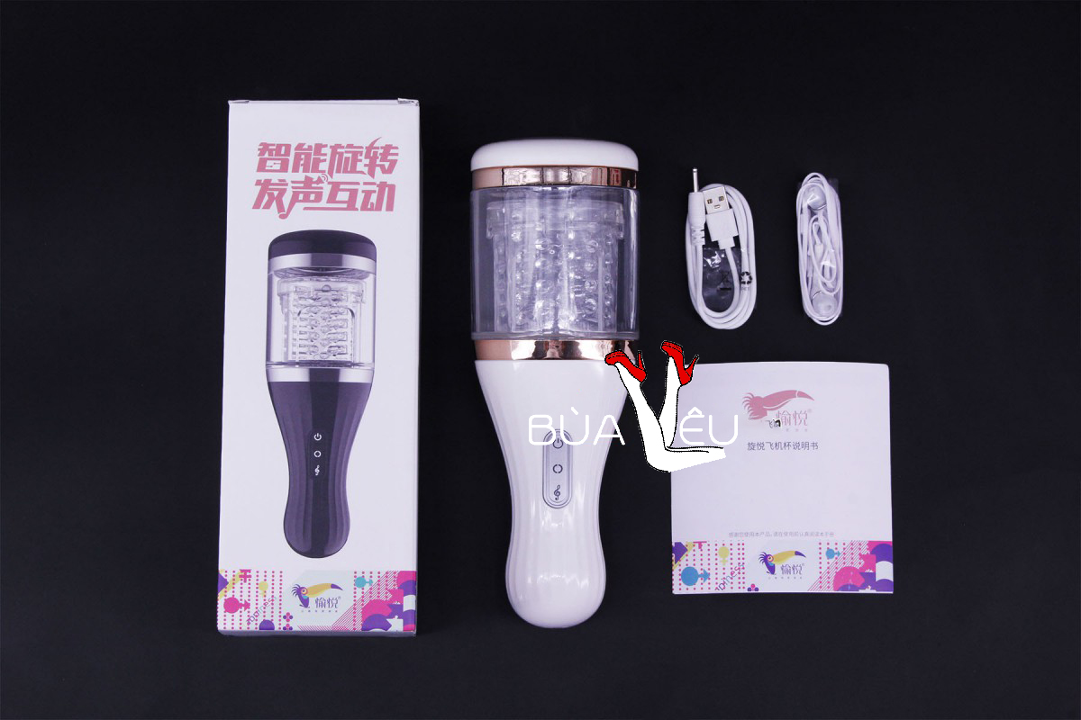 Máy thủ dâm âm đạo giả tự động rung xoay