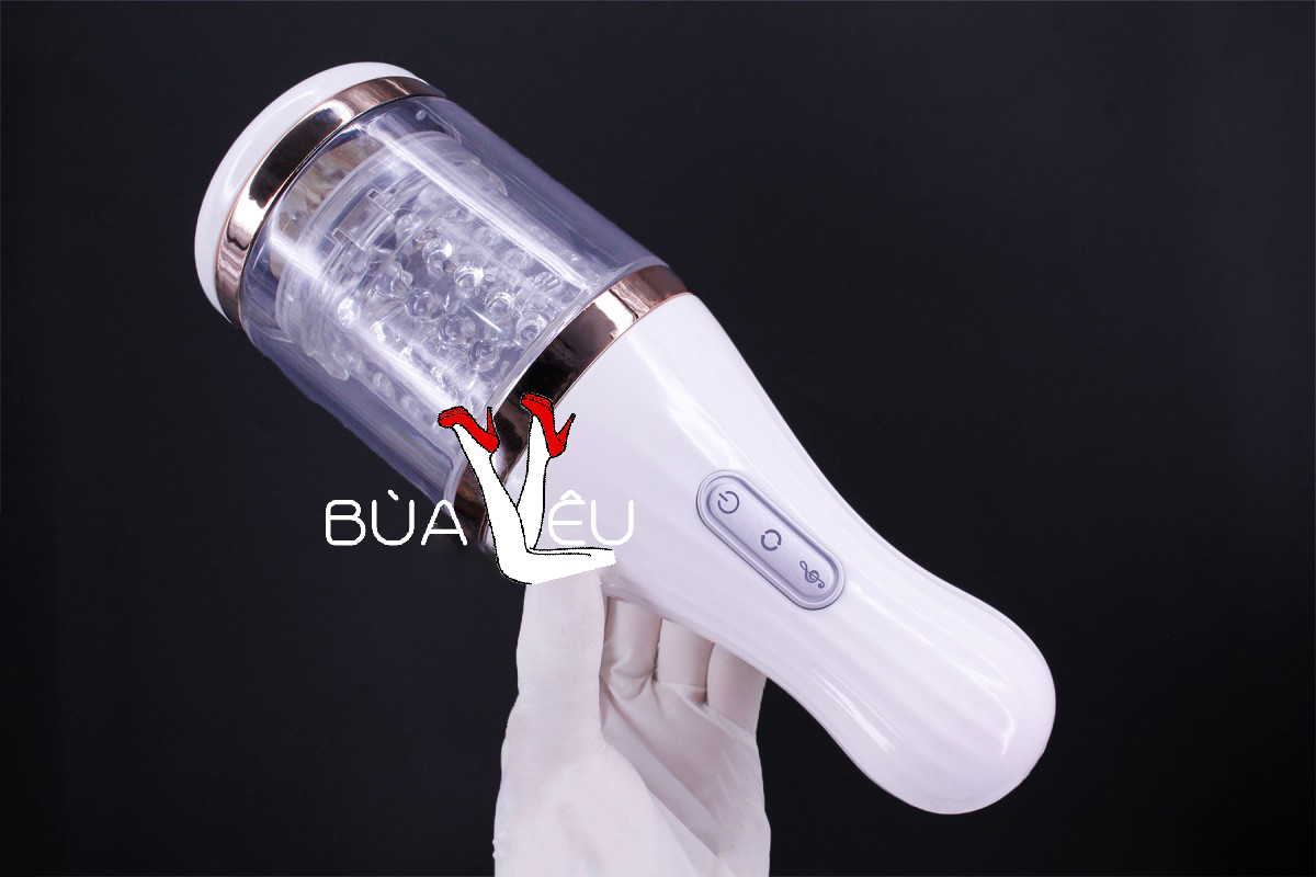 Máy thủ dâm âm đạo giả tự động rung xoay