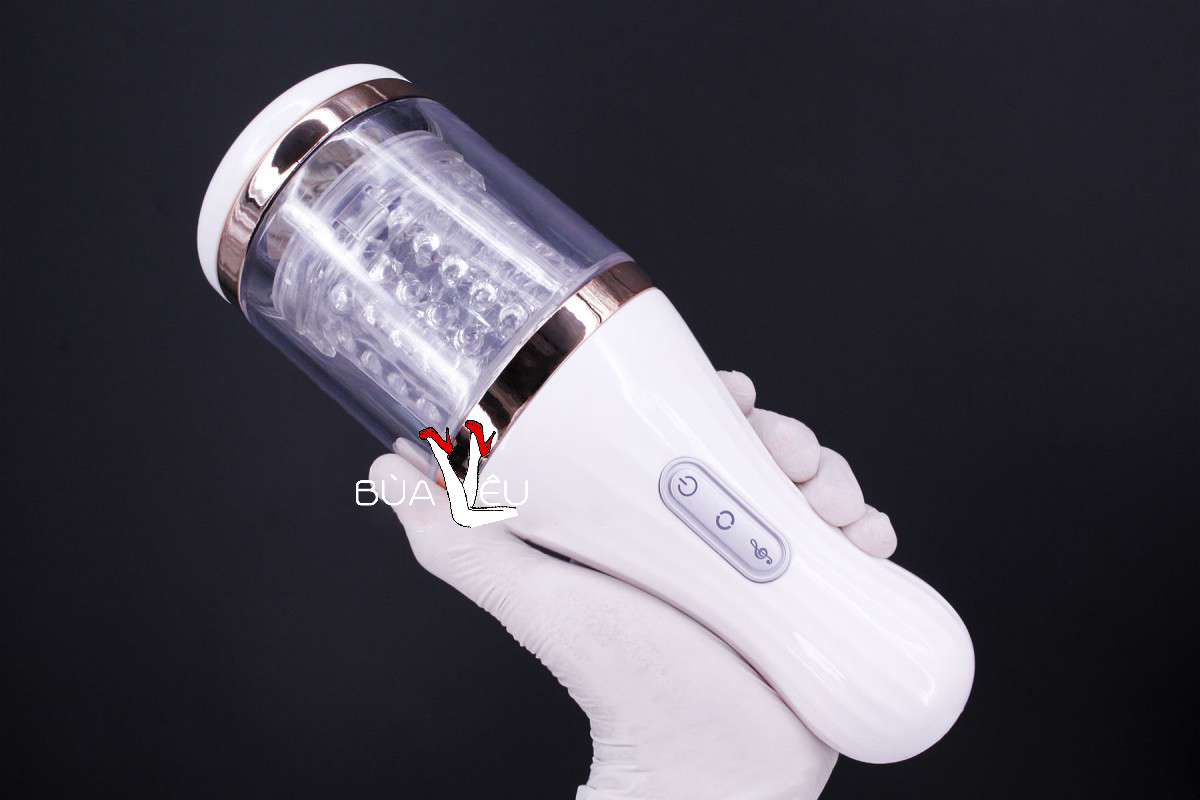 Máy thủ dâm âm đạo giả tự động rung xoay