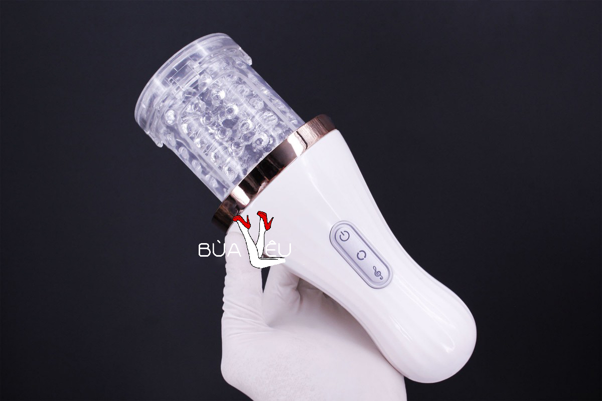 Máy thủ dâm âm đạo giả tự động rung xoay