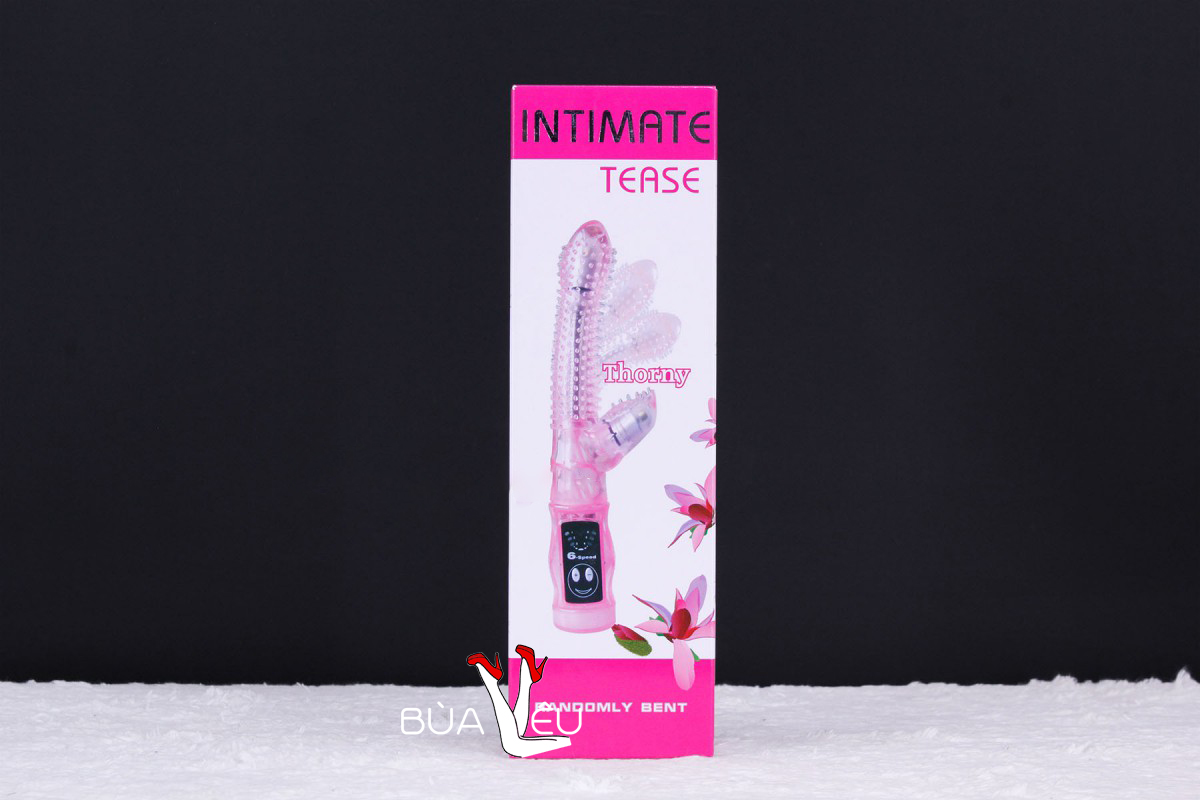 Dương vật giả rung ngoáy Tease có gai