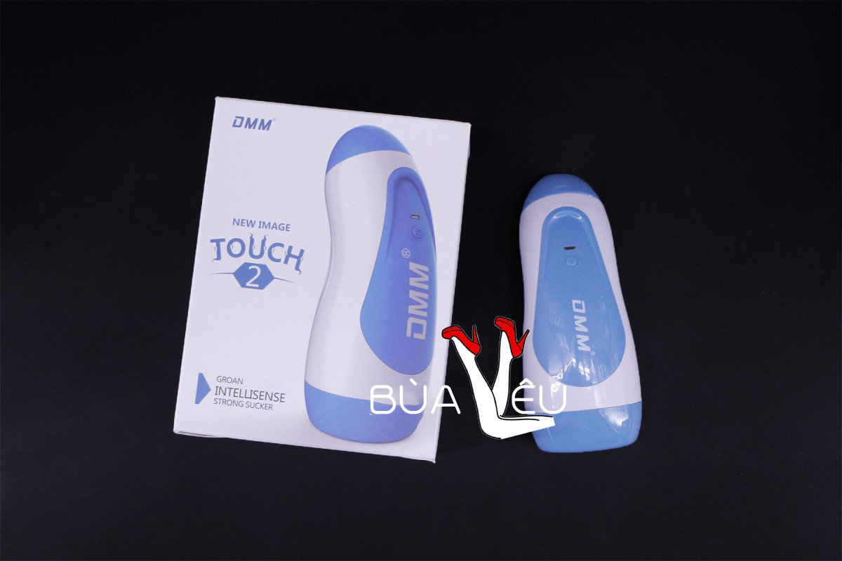 Âm đạo giả cup DMM Touch 2 có đế rung rên pin sạc