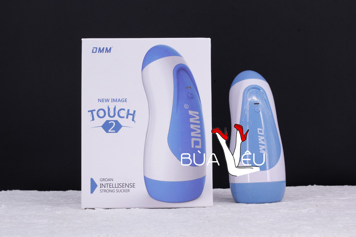 Âm đạo giả cup DMM Touch 2 có đế rung rên pin sạc