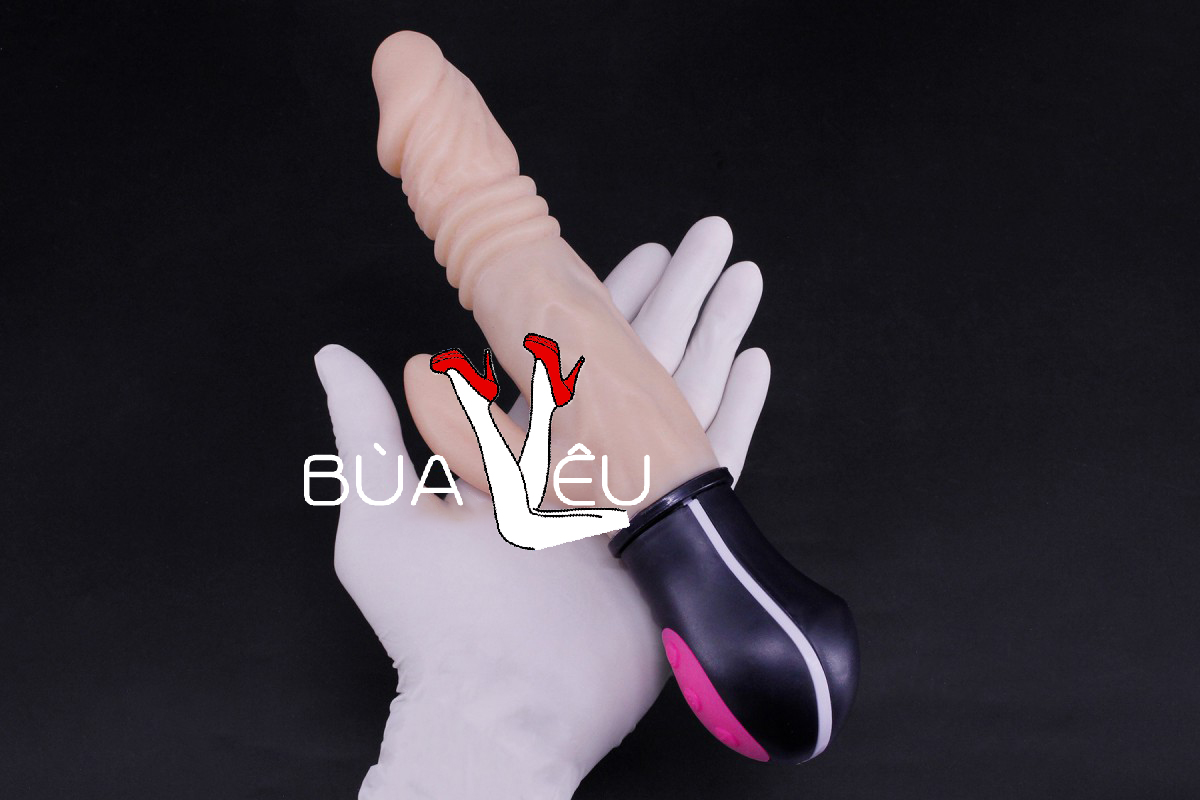 Dương vật giả rung-thụt-phát nhiệt XINV XL-917 phát nhiệt pin sạc