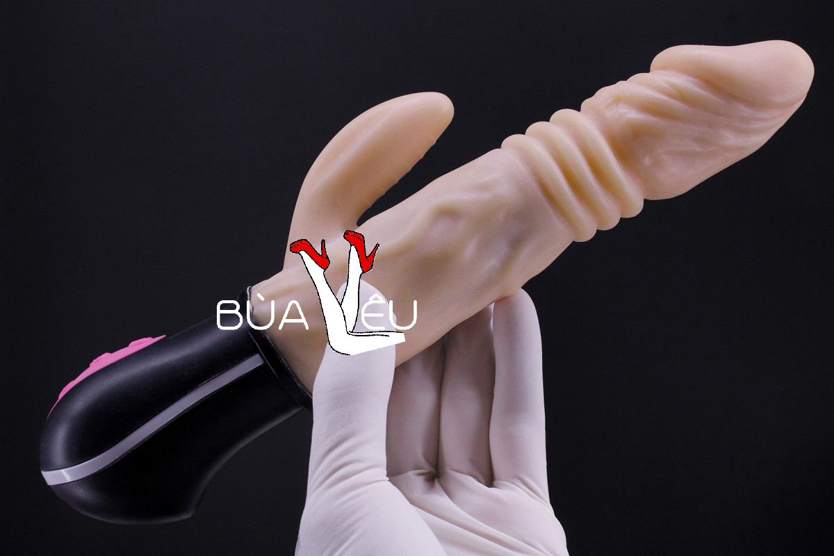 Dương vật giả rung-thụt-phát nhiệt XINV XL-917 phát nhiệt pin sạc