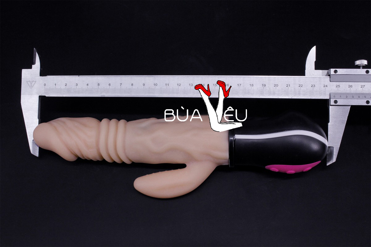 Dương vật giả rung-thụt-phát nhiệt XINV XL-917 phát nhiệt pin sạc