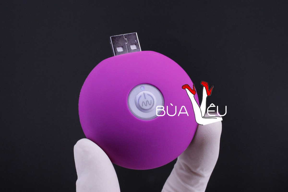 Trứng rung tình yêu 2 đầu MiChao pin sạc rung cực mạnh