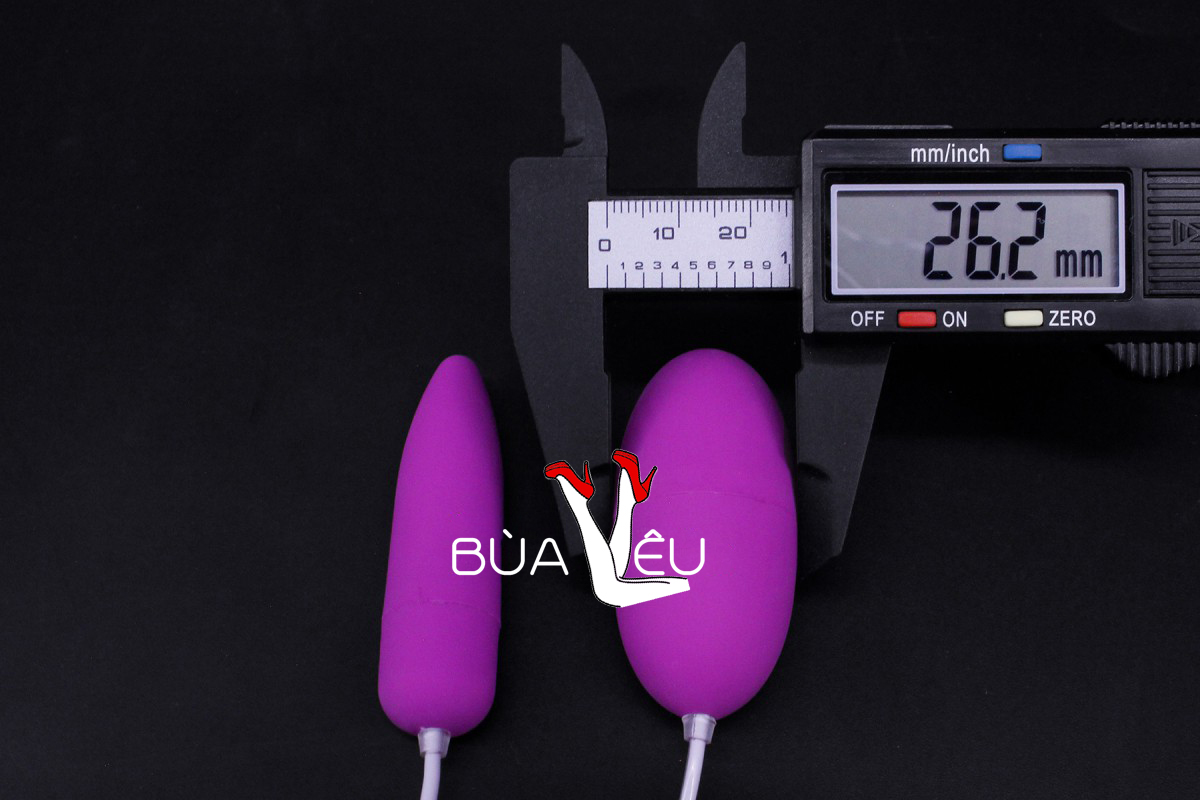 Trứng rung tình yêu 2 đầu MiChao pin sạc rung cực mạnh