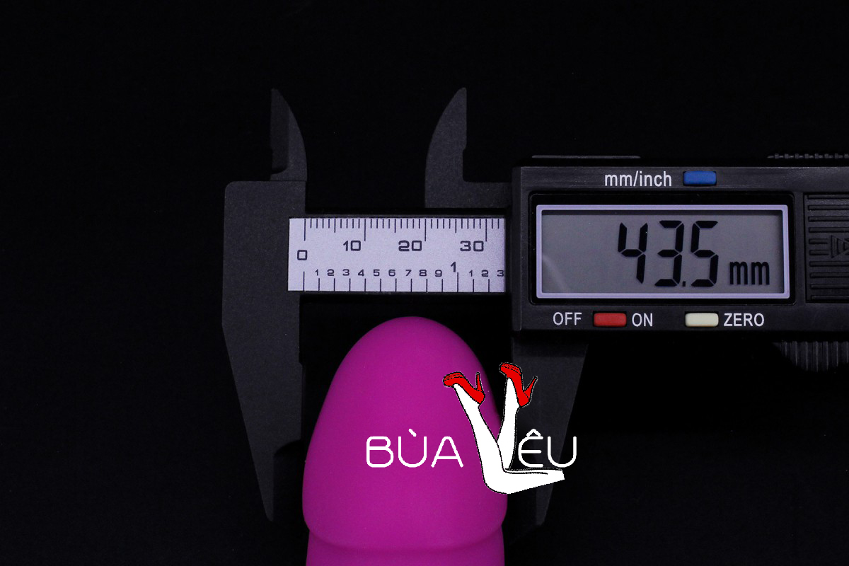 Máy mát xa tình yêu rung 2 đầu Double End ấm nóng pin sạc