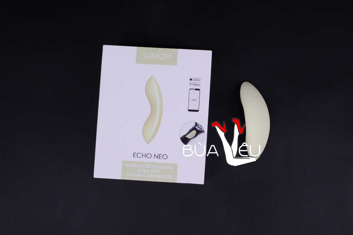 Lưỡi liếm âm đạo Svakom Edeny Echo Neo siêu mềm điều khiển qua app, có quần lót