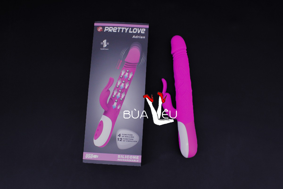 Dương vật giả rung thụt Pretty love Adrian