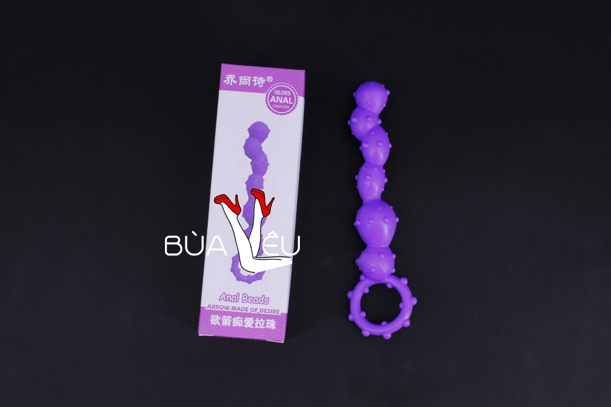 Đồ chơi kích hậu bi gai xoắn silicon