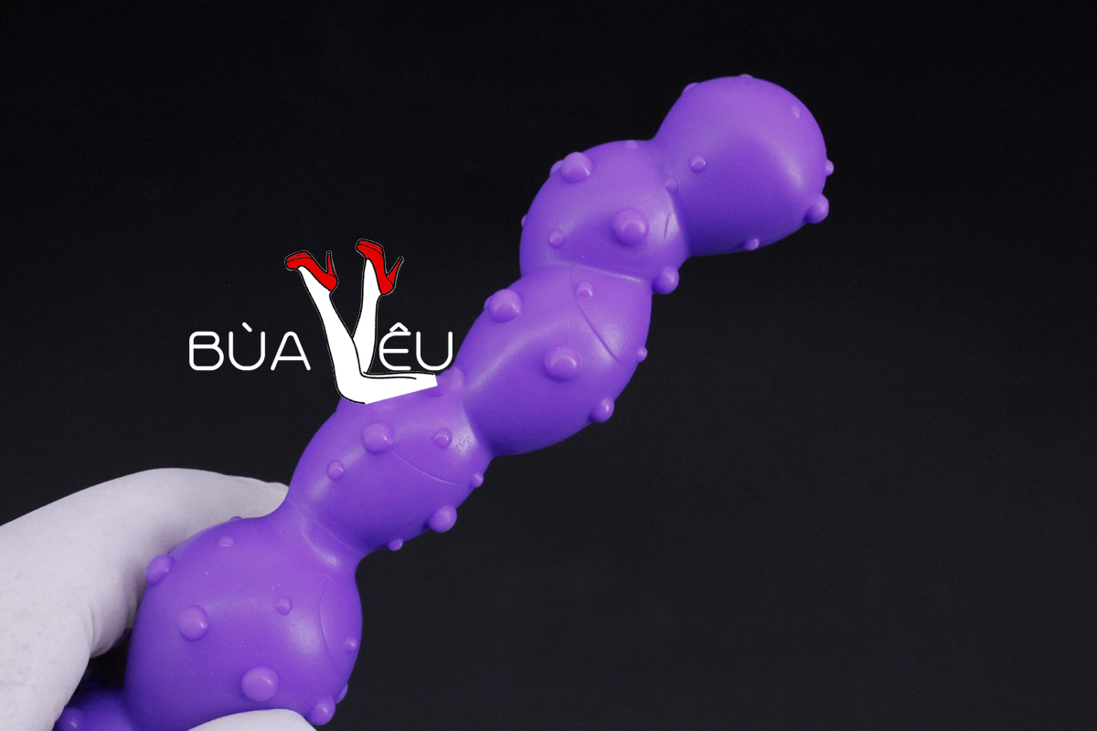 Đồ chơi kích hậu bi gai xoắn silicon