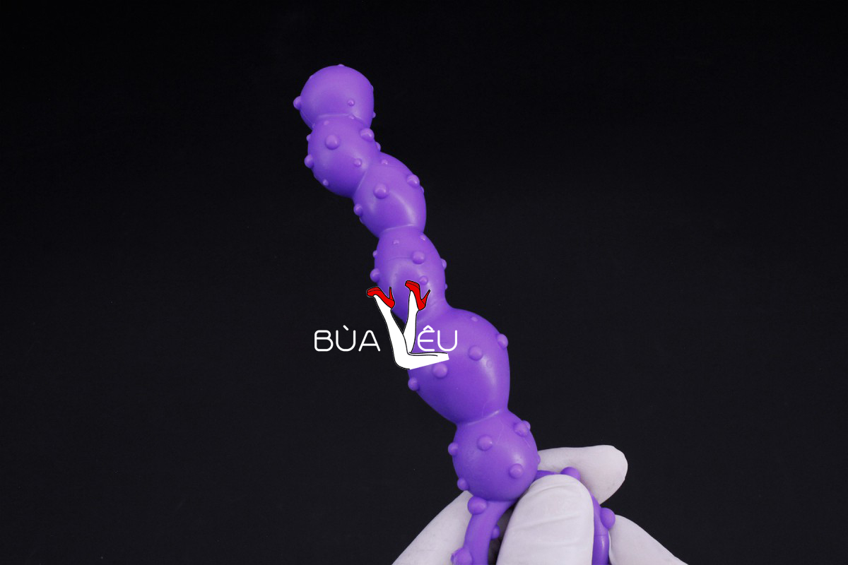 Đồ chơi kích hậu bi gai xoắn silicon