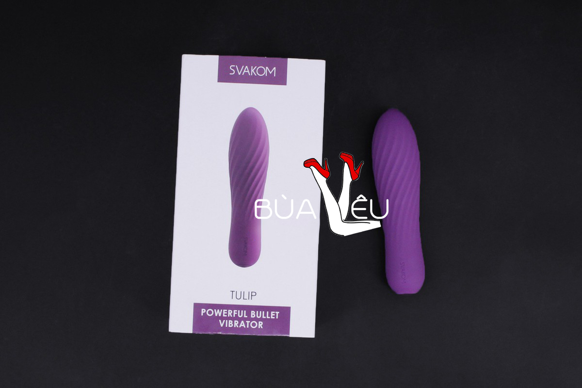 Trứng rung tình yêu nhỏ gọn Tulip pin sạc