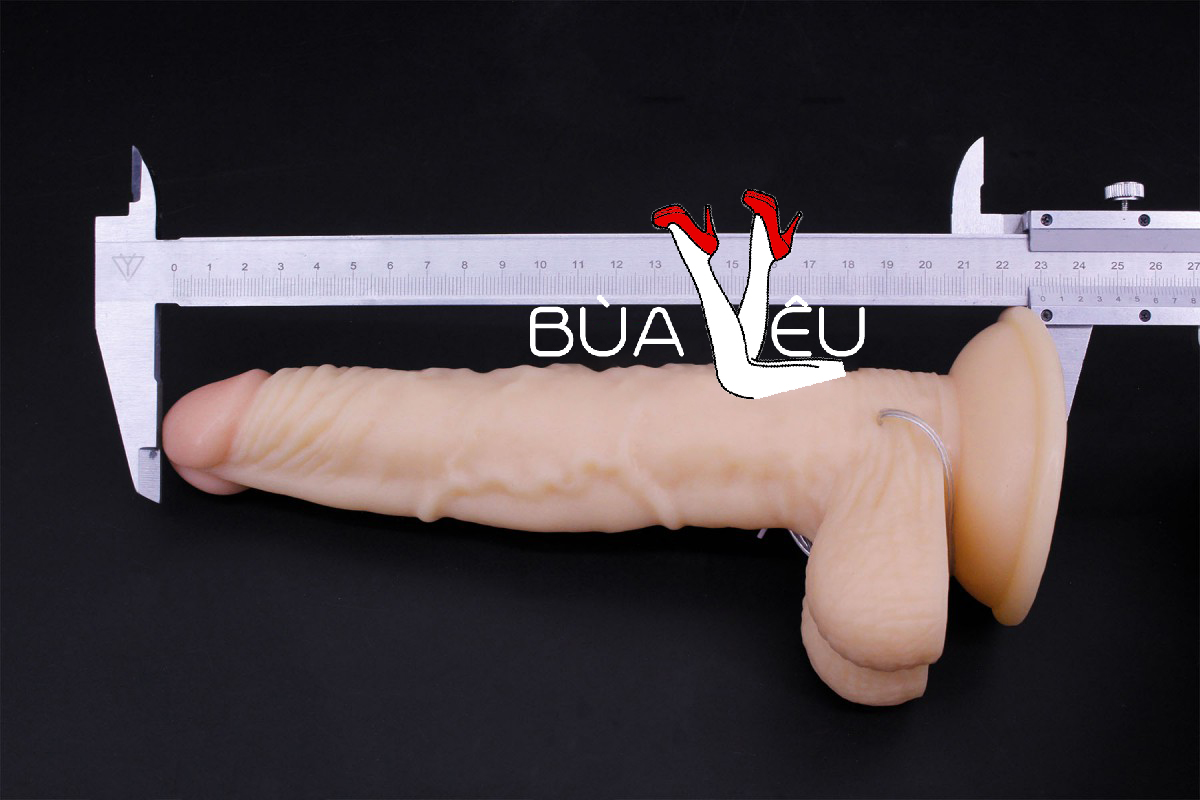 Dương vật giả có đế rung Lovetoy 9.5inch