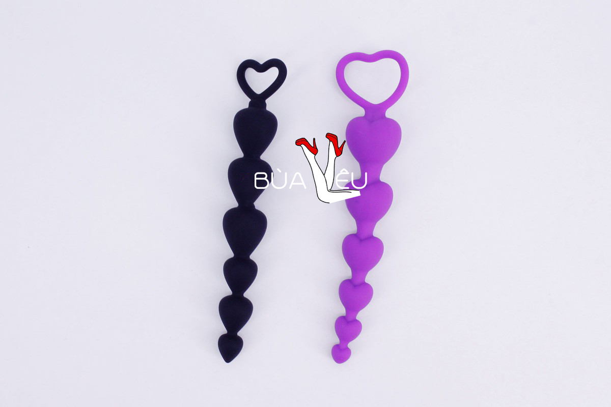 Đồ chơi kích hậu chuỗi hạt trái tim