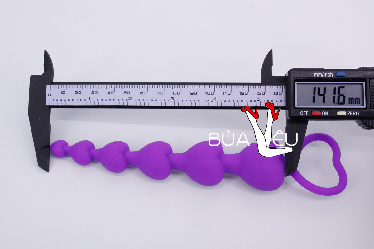 Đồ chơi kích hậu chuỗi hạt trái tim