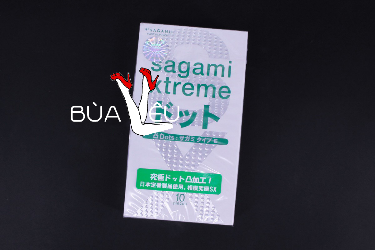 Bao cao su Sagami Xtreme White hàng Nhật