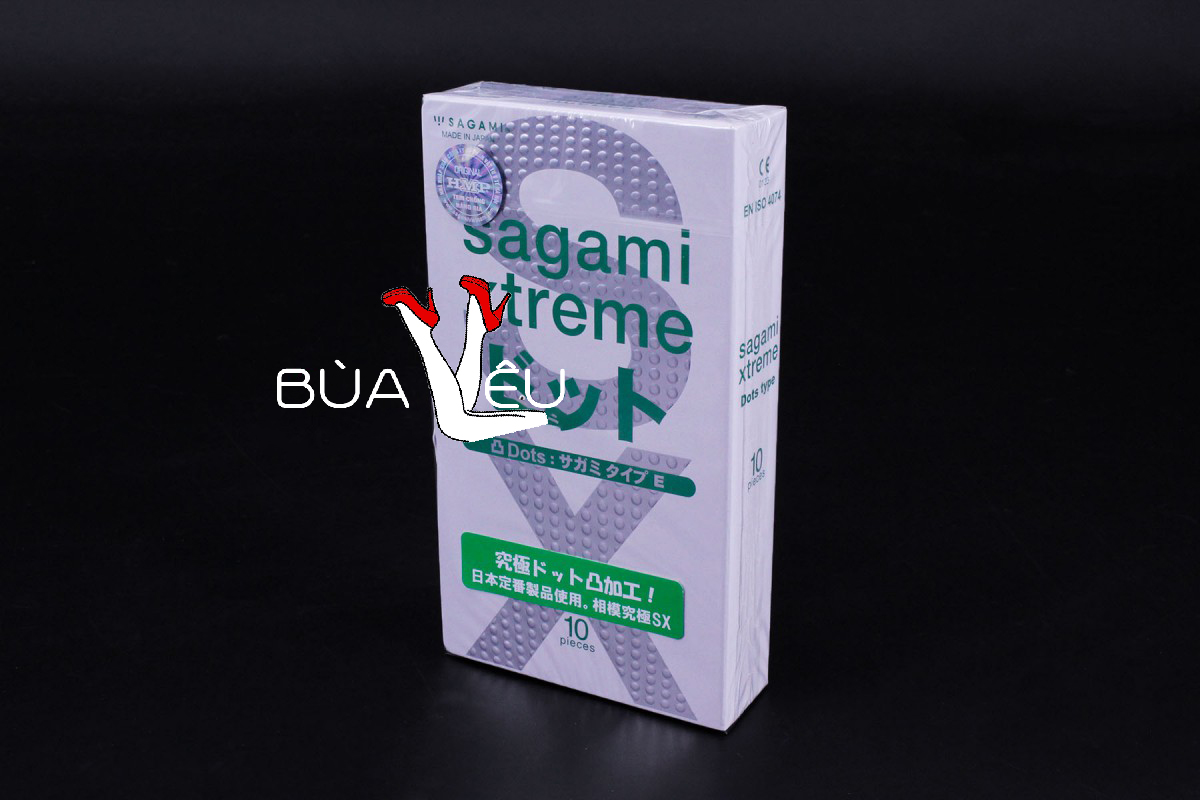 Bao cao su Sagami Xtreme White hàng Nhật