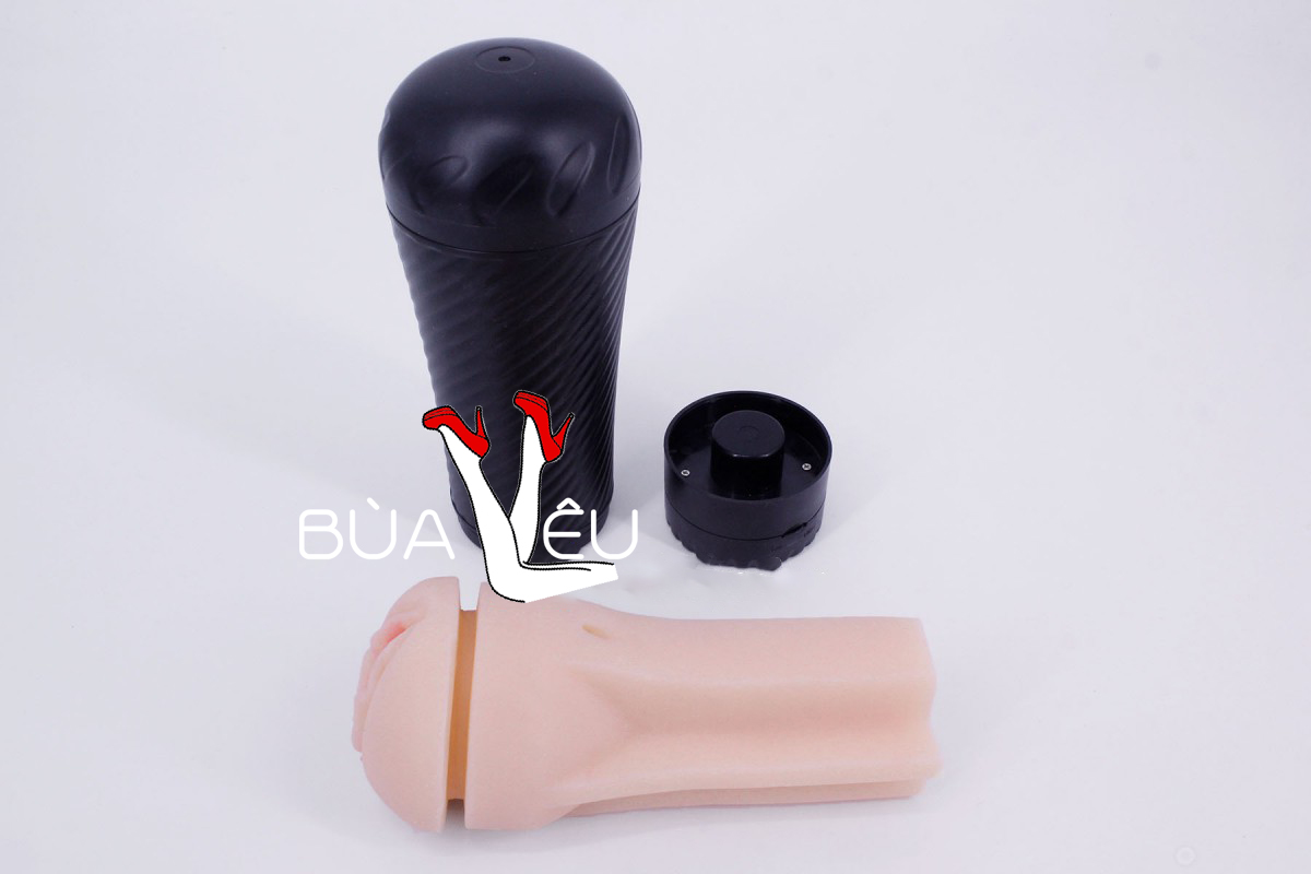 Âm đạo giả đèn pin Pink Pussy có rung