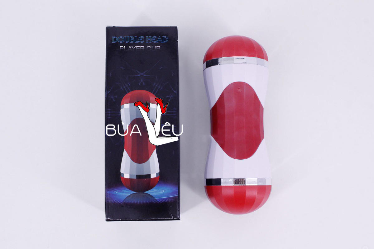 Âm đạo giả cốc Double Head 2 đầu âm đạo và miệng silicon không rung