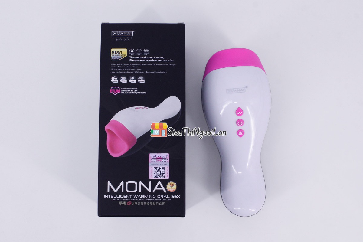 Miệng bú mút dương vật MONA pin sạc