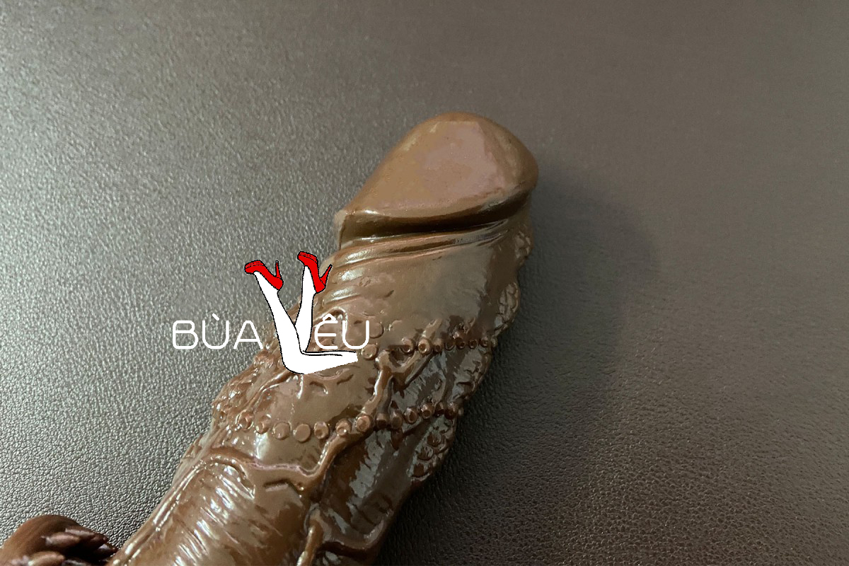 Bao cao su đôn dên gân da nâu