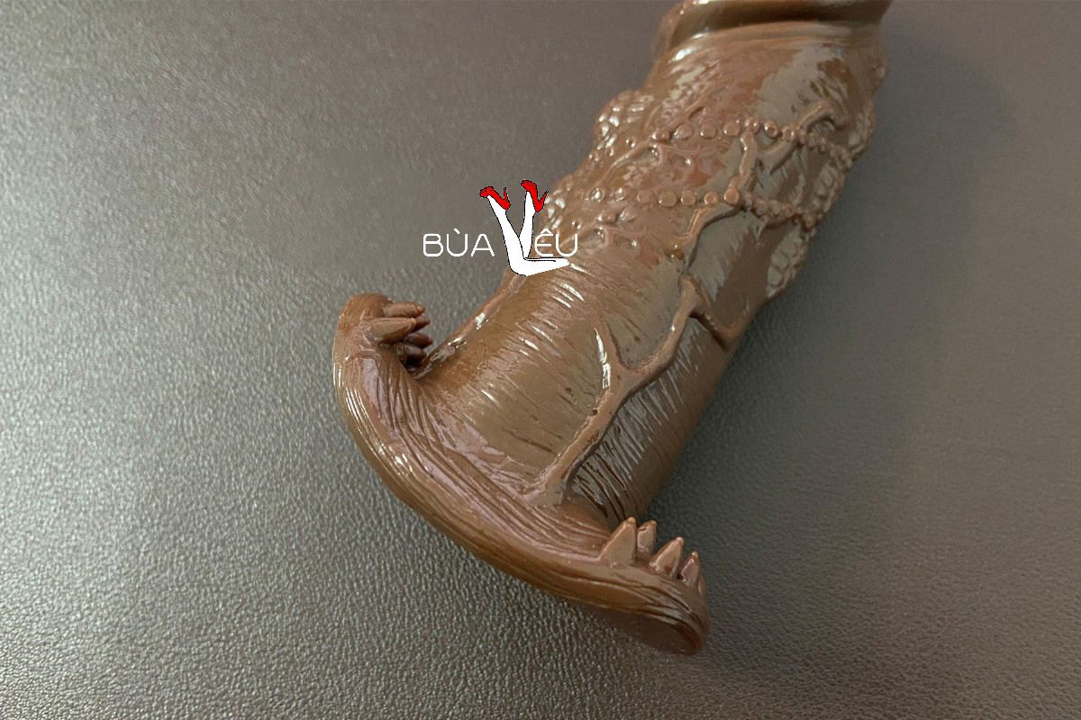 Bao cao su đôn dên gân da nâu