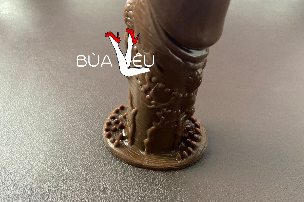 Bao cao su đôn dên gân da nâu
