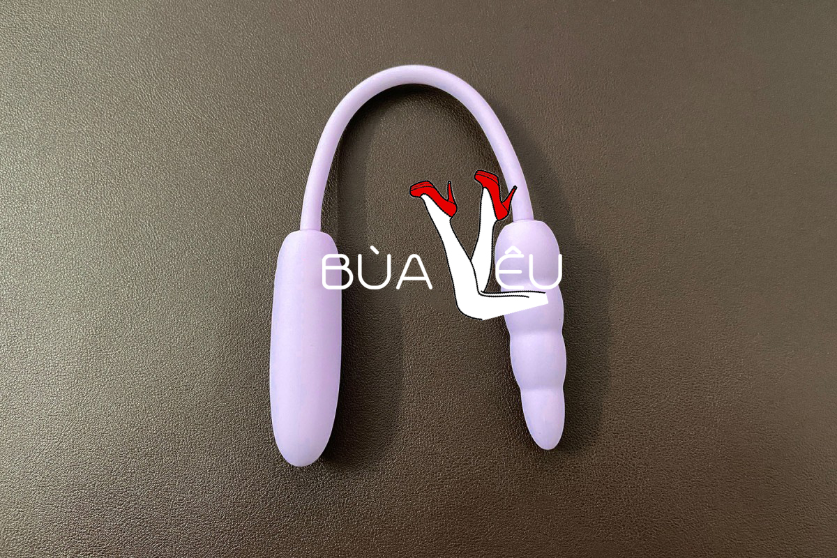 Trứng rung sạc siêu nhỏ kích thích 2 đầu âm đạo và hậu môn