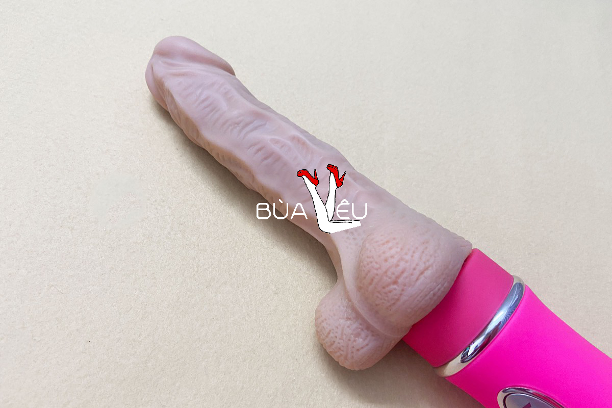 Dương vật giả rung thụt, phát nhiệt Ailighter pin sạc
