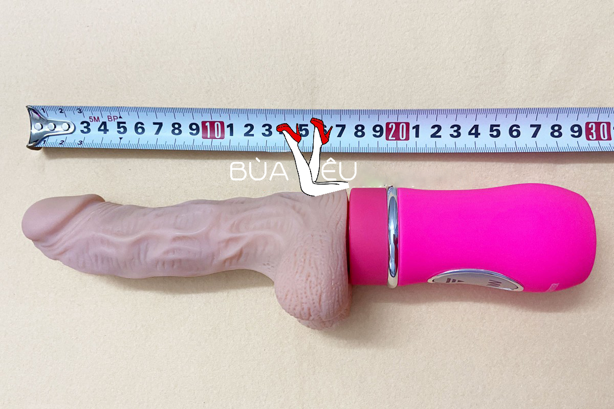 Dương vật giả rung thụt, phát nhiệt Ailighter pin sạc