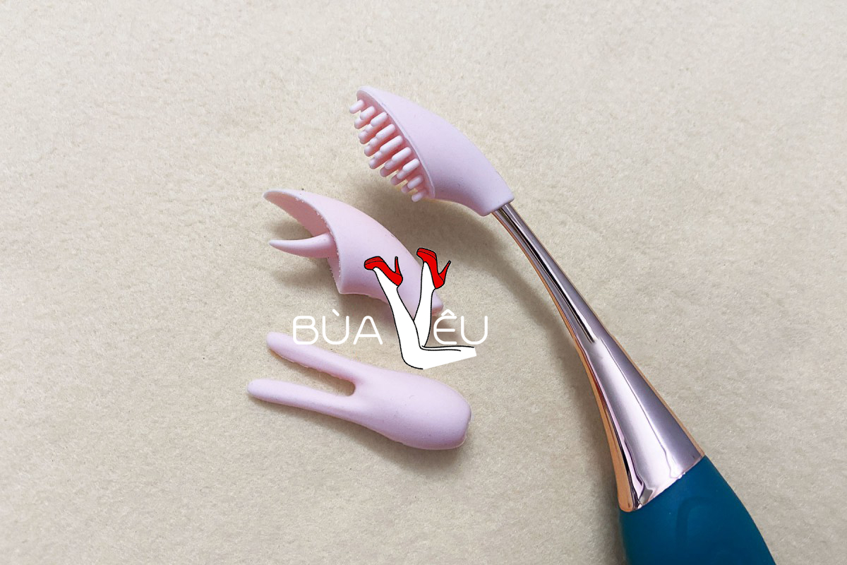 Máy massage điểm G 3 đầu pin sạc nhỏ gọn