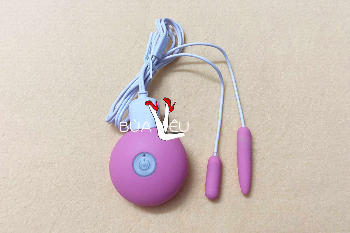 Trứng rung tình yêu 2 đầu siêu nhỏ pin sạc