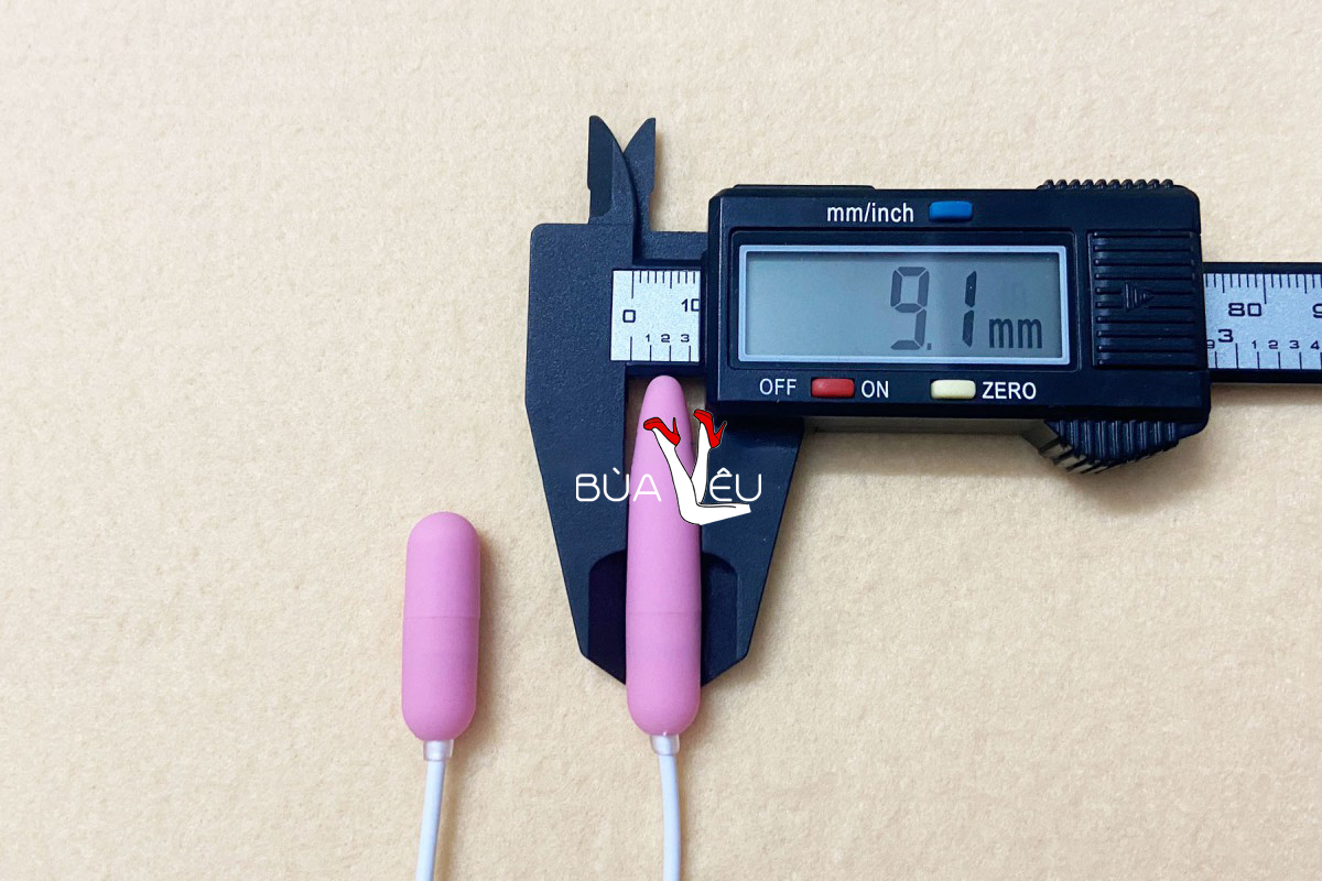 Trứng rung tình yêu 2 đầu siêu nhỏ pin sạc