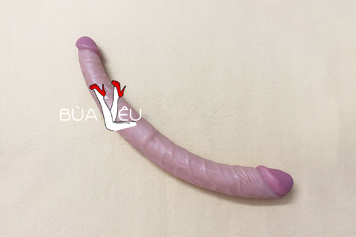 Dương vật giả Juai 2 đầu nhỏ cho LES