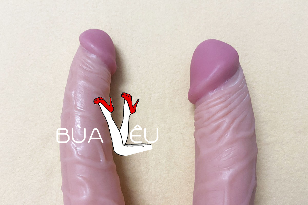 Dương vật giả Juai 2 đầu nhỏ cho LES