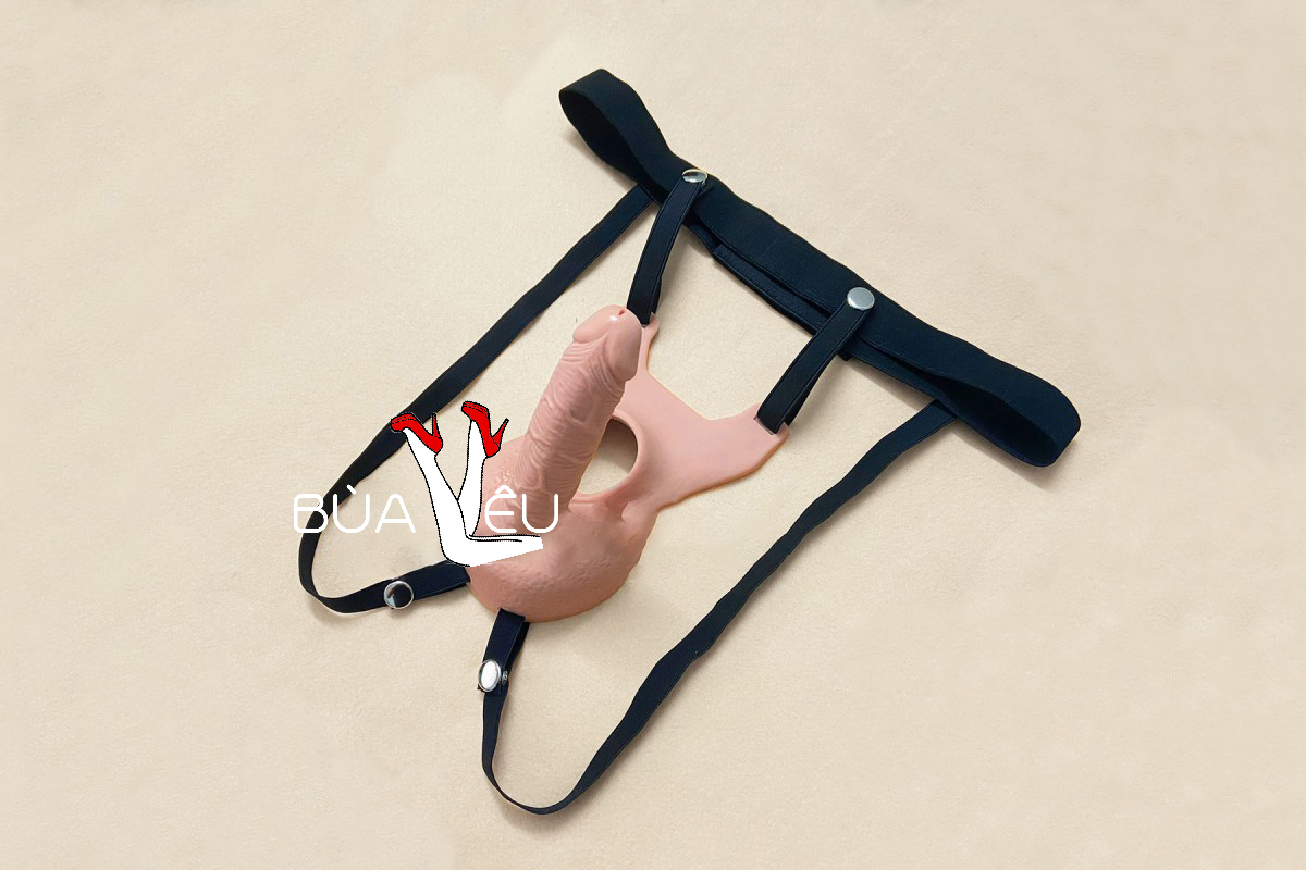 Dương vật giả dây đeo 2 đầu kết hợp