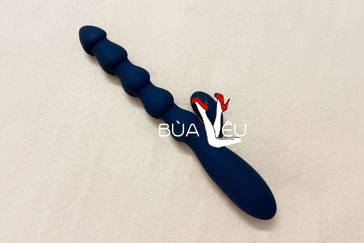 Máy rung mát xa hậu môn 2 nhánh pin sạc