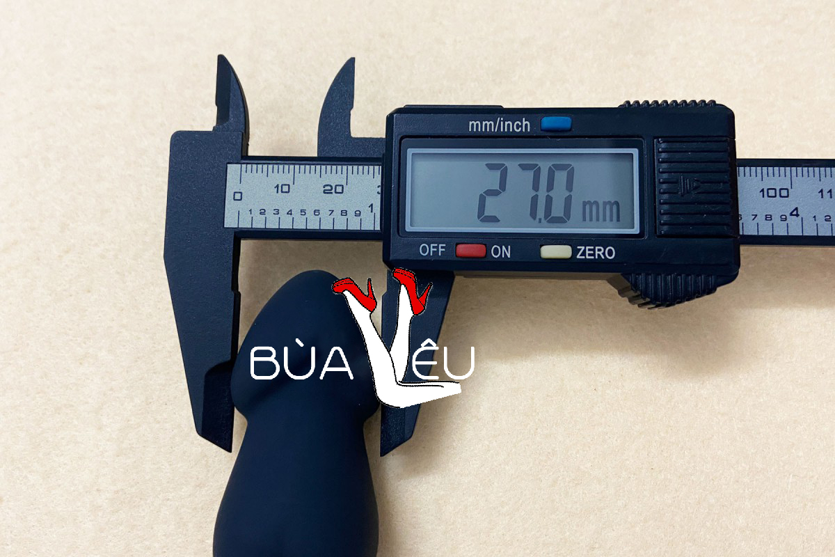 Máy rung mát xa hậu môn 2 nhánh pin sạc